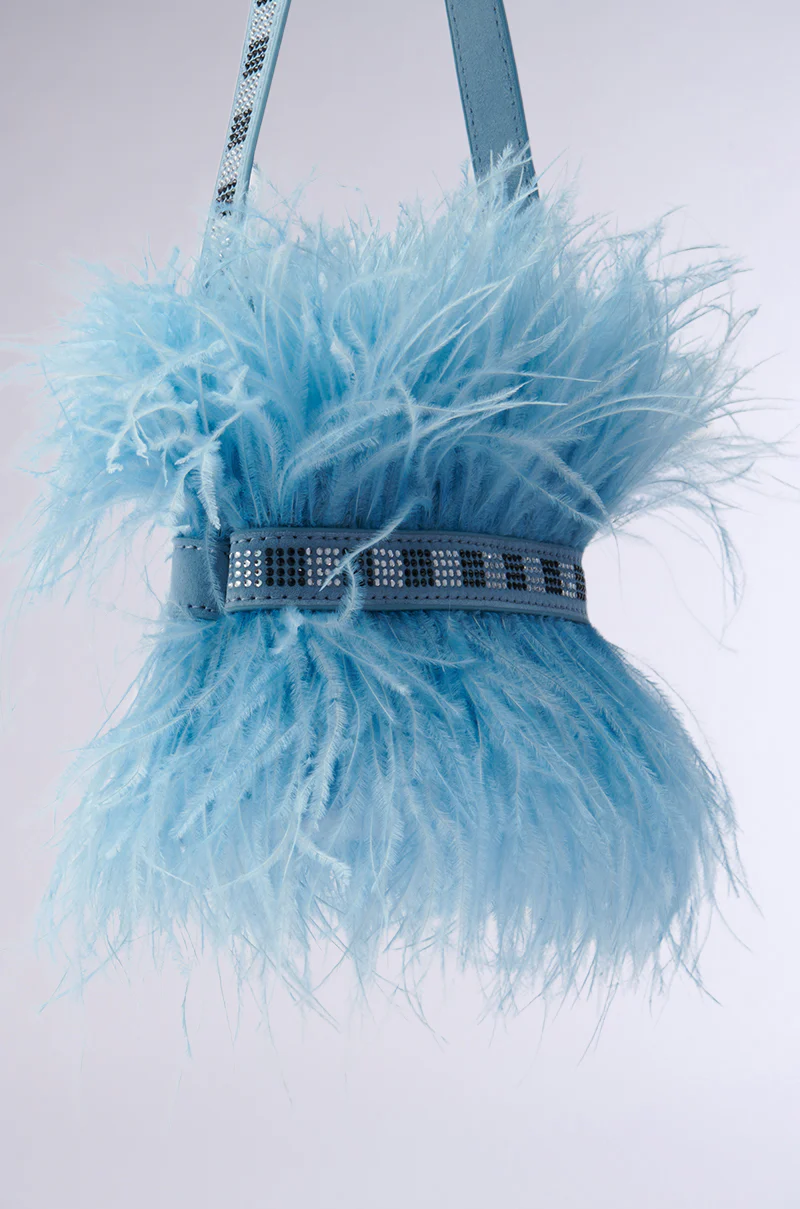 WORTH IT ALL FEATHER PURSE - Image 5