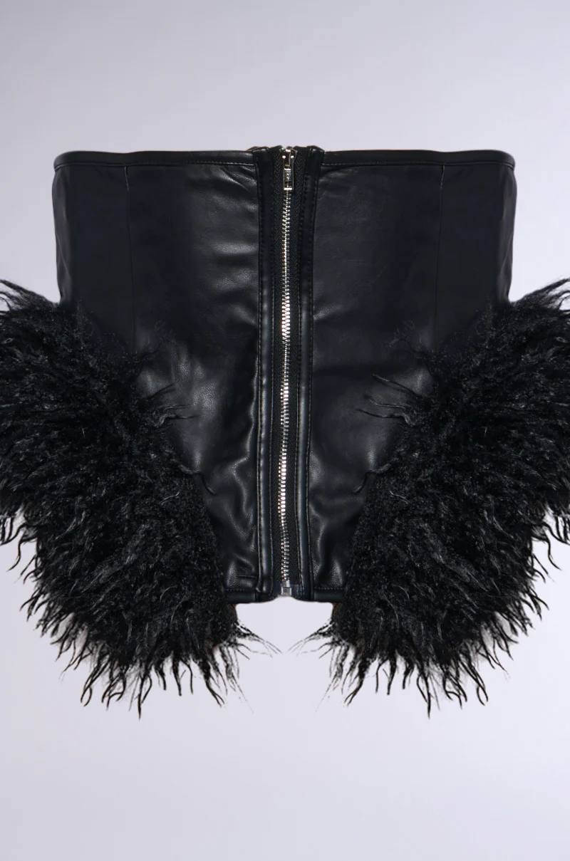 XENON FAUX FUR TRIM BELT - Image 4