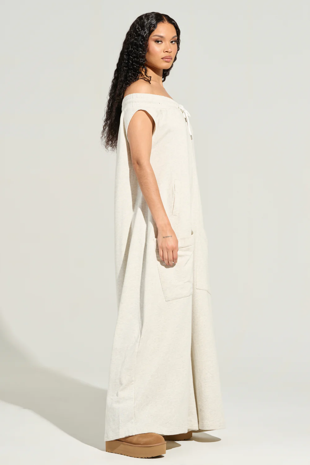 YA YOU THOUGHT FRENCH TERRY JUMPSUIT - Image 2
