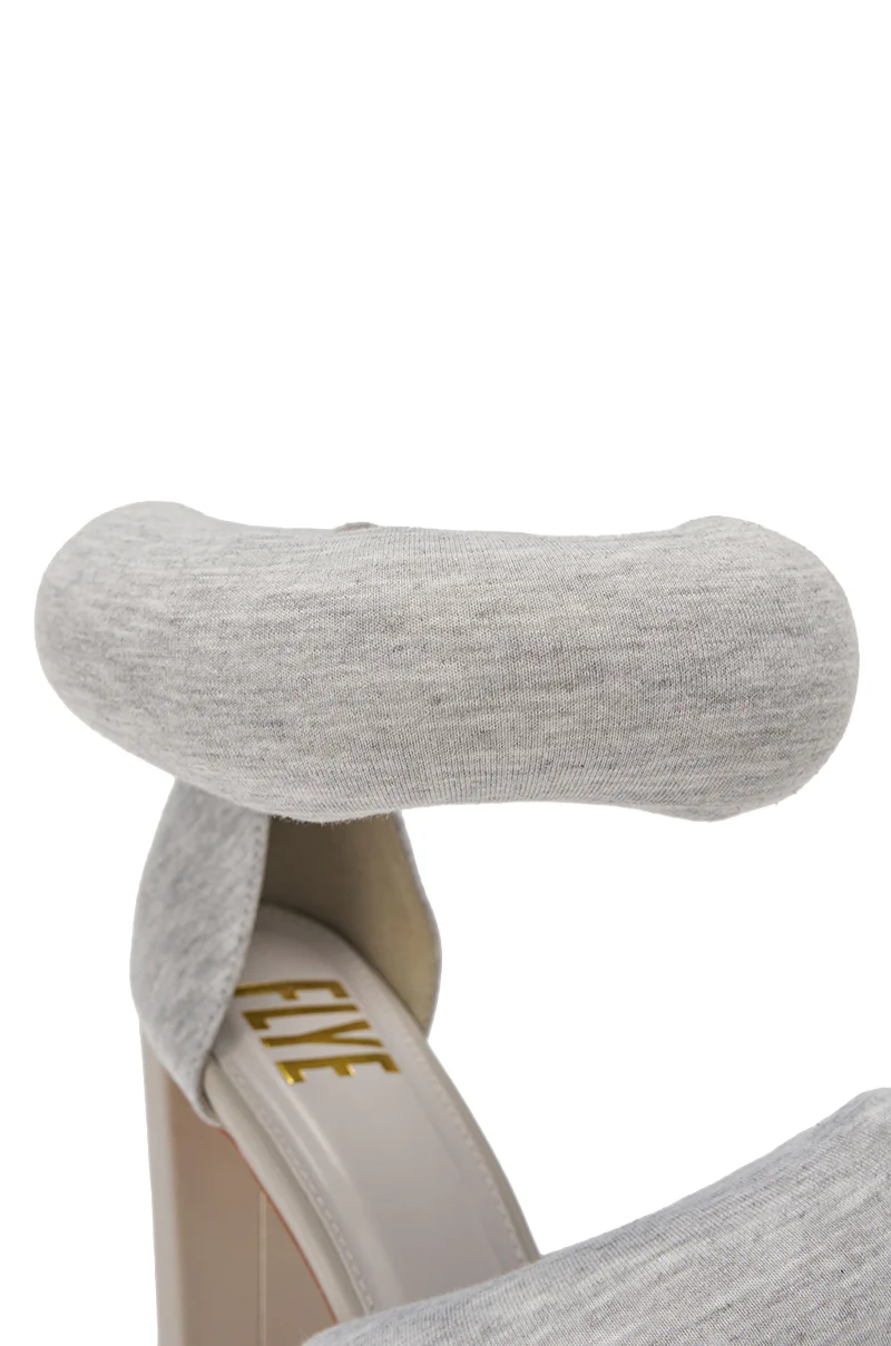 YANIX GREY PUFF SLIP ON SANDAL - Image 7