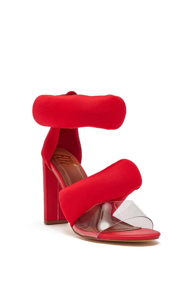 YANIX RED PUFF SLIP ON SANDAL - Image 5