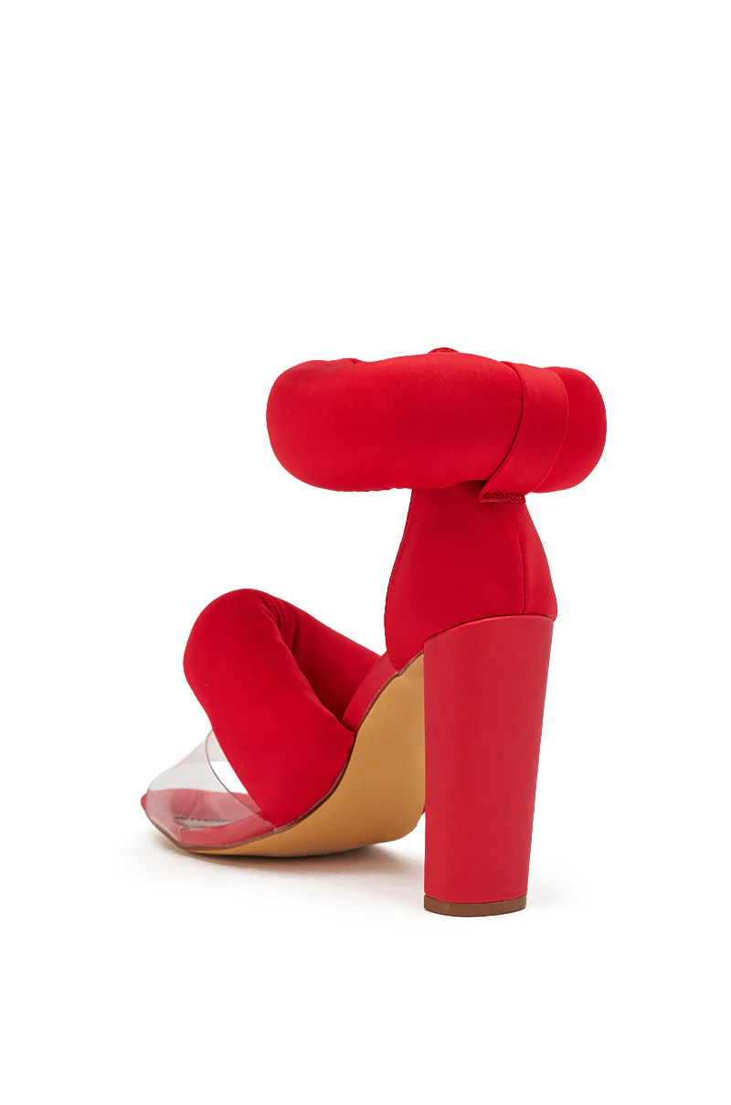 YANIX RED PUFF SLIP ON SANDAL - Image 6