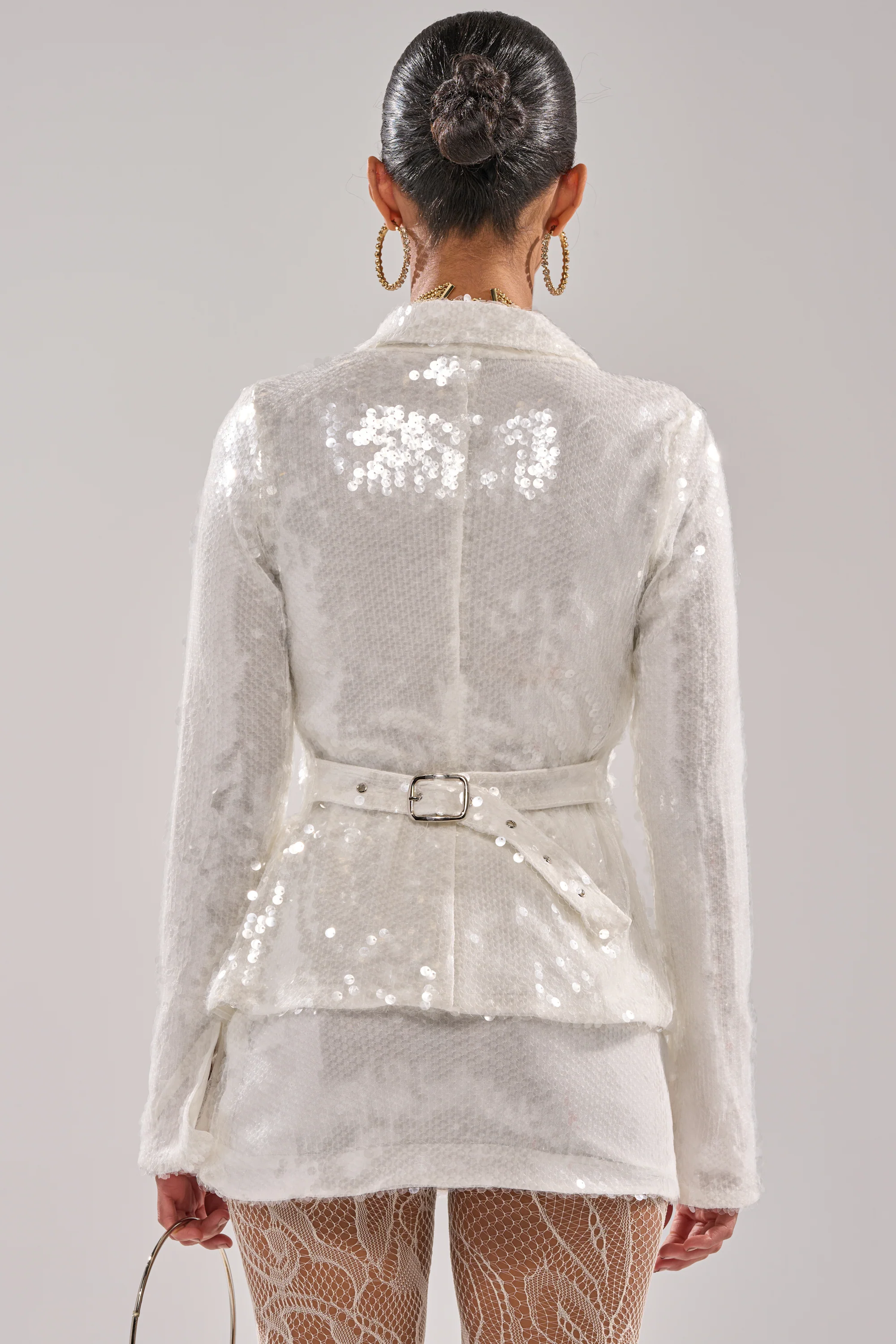 YOU AND ME BABY SEQUIN BUTTON DOWN - Image 5
