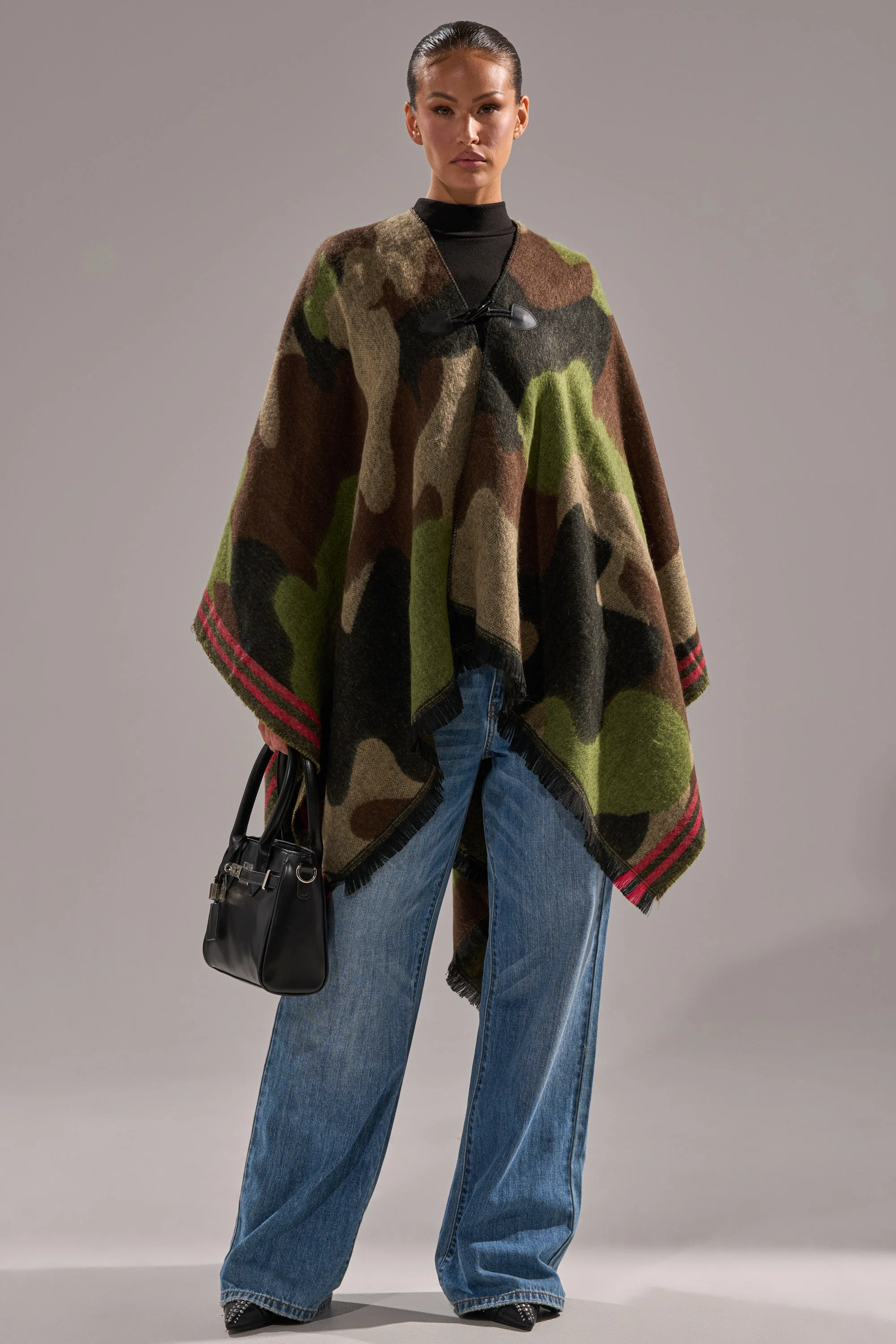 YOU CAN'T SEE ME CAMO PONCHO - Image 5
