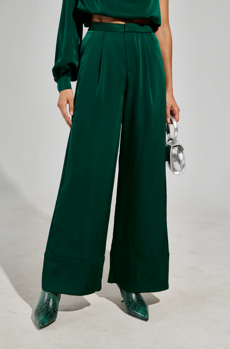 YOU CAN'T SIT WITH US PANT IN DARK GREEN - Image 2