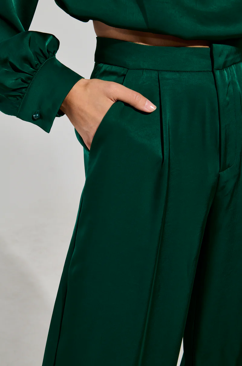 YOU CAN'T SIT WITH US PANT IN DARK GREEN - Image 6