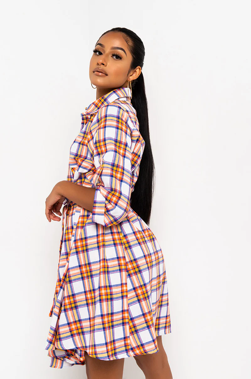 YOU NEED BUTTON DOWN MINI DRESS - Image 2