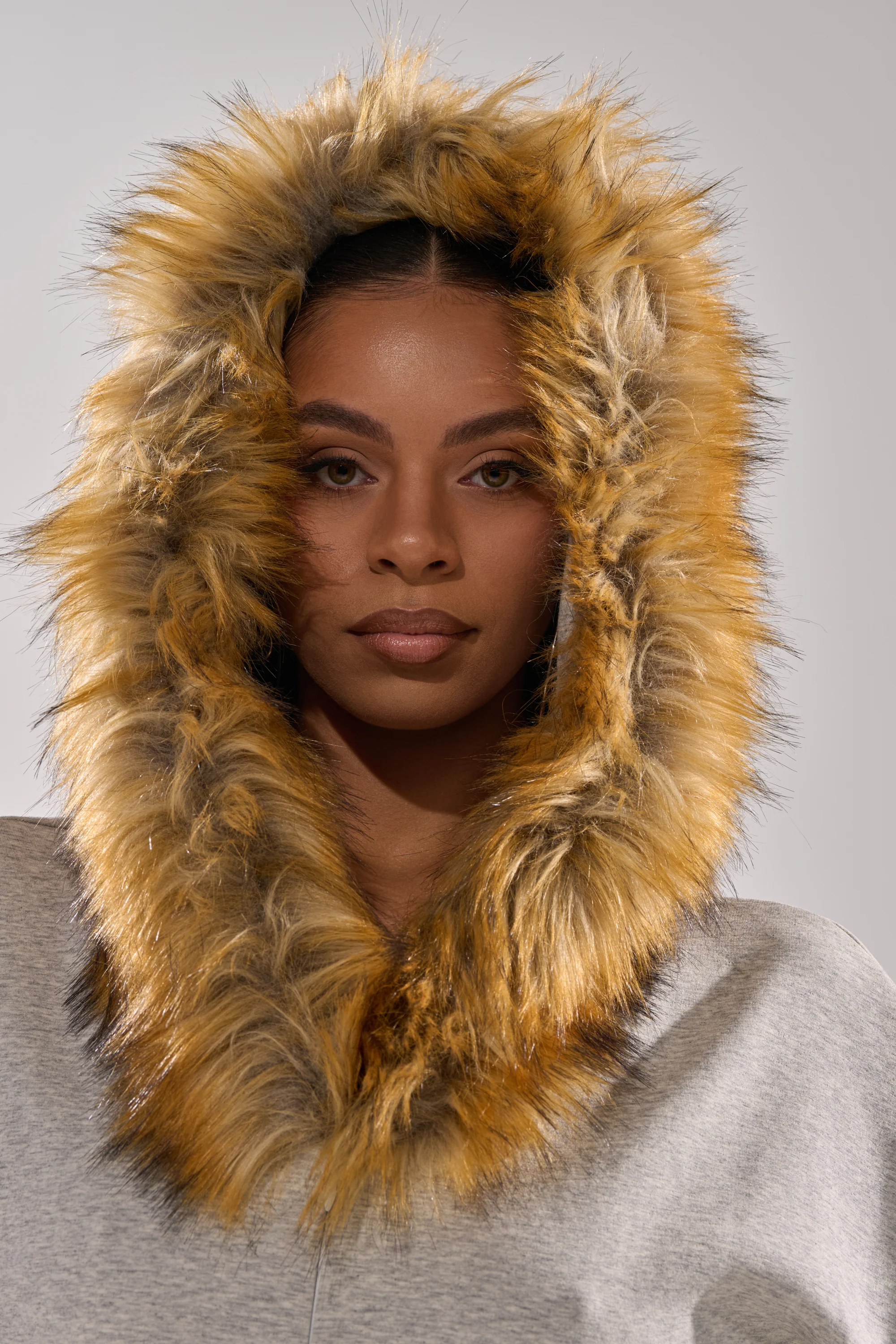 YOU WISH JUMPSUIT WITH FUR ACCENTS - Image 9