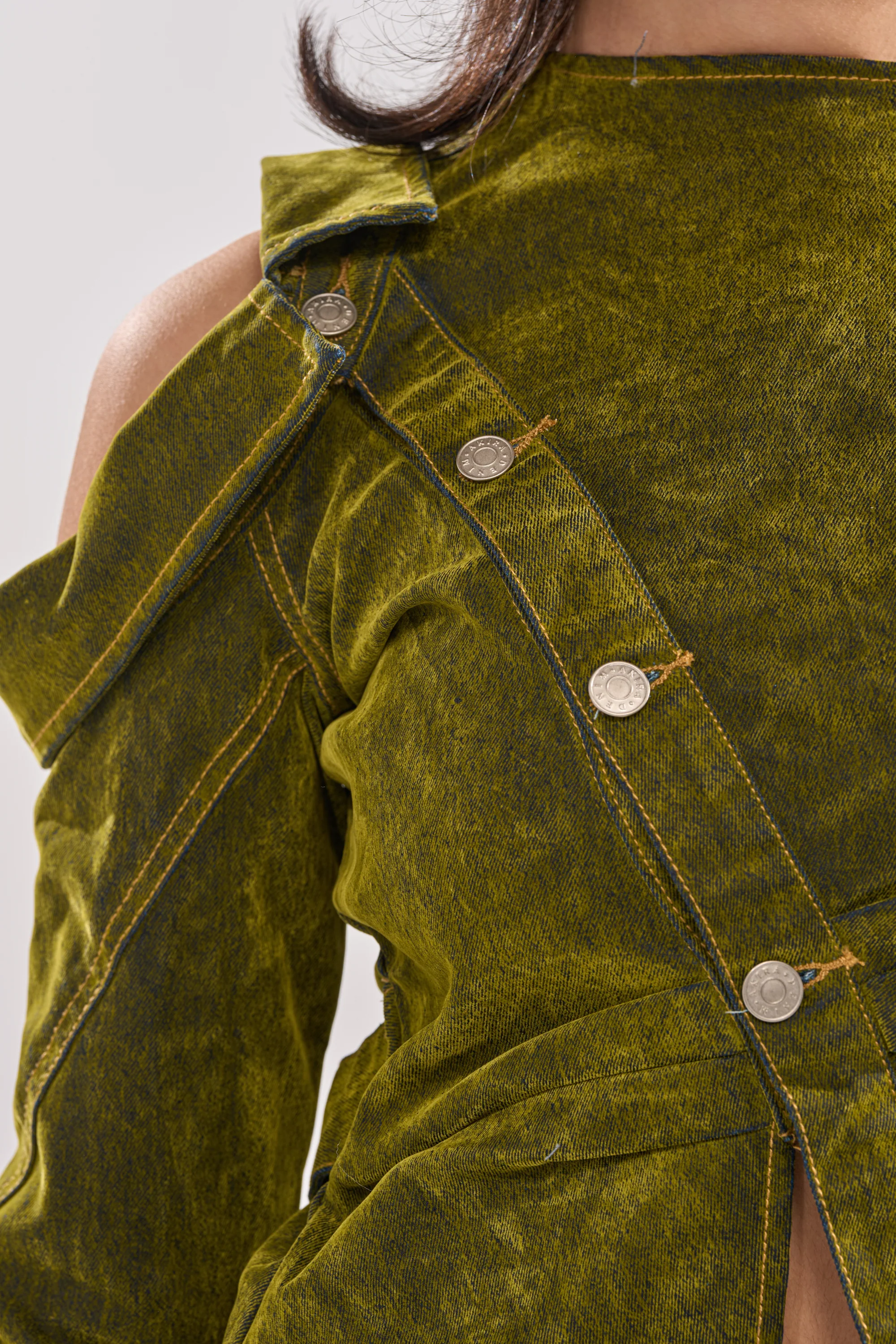 YOUR TIME IS COMING VELVET DENIM BLOUSE - Image 8