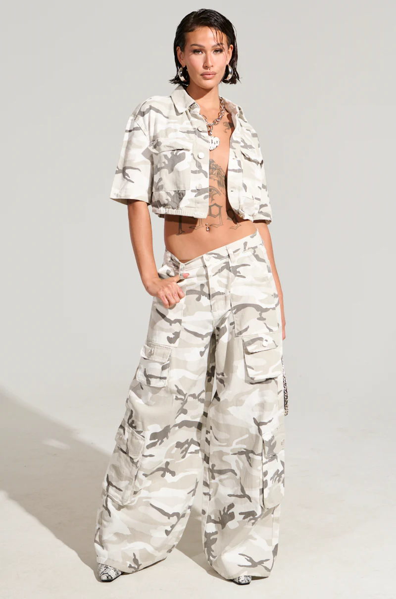 YOURE UP NEXT CAMO BUTTON DOWN TOP - Image 6