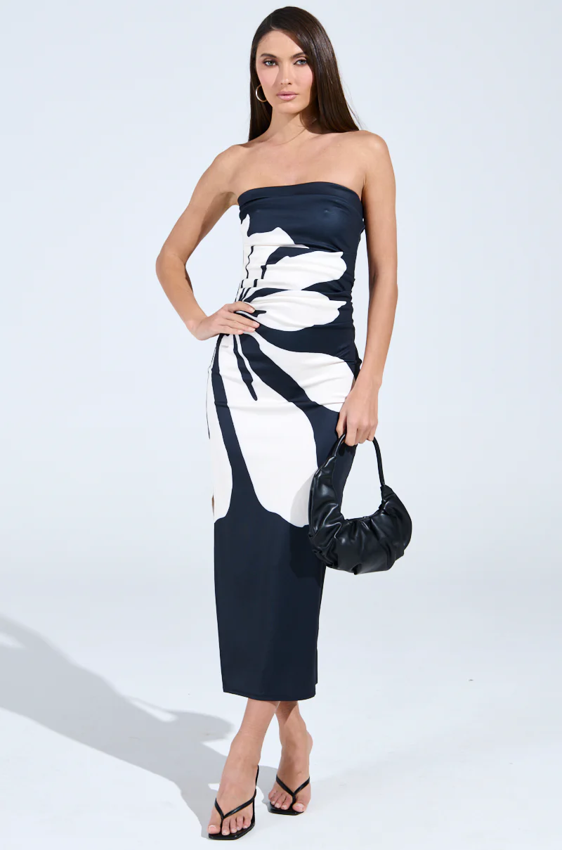YOURS TRULY FLORAL MIDI DRESS - Image 2