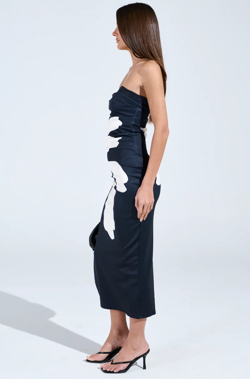 YOURS TRULY FLORAL MIDI DRESS - Image 5