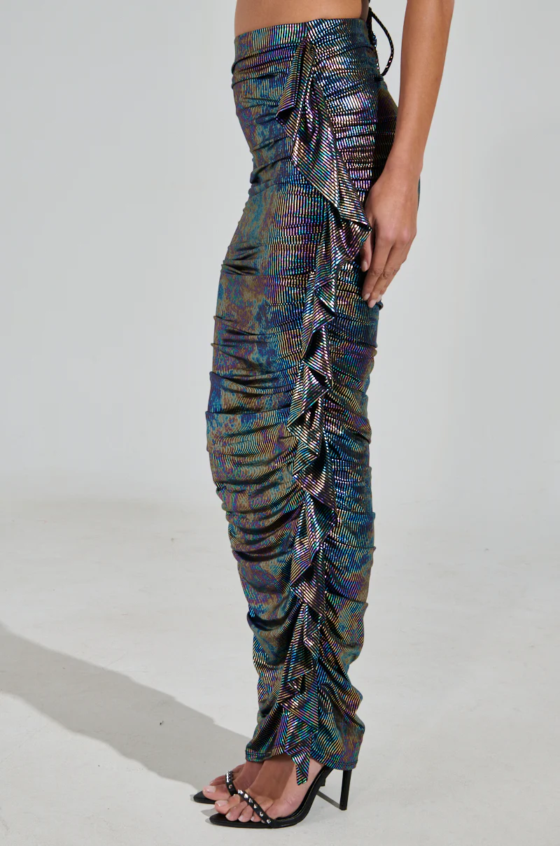 ZEON FITTED MAXI SKIRT - Image 4