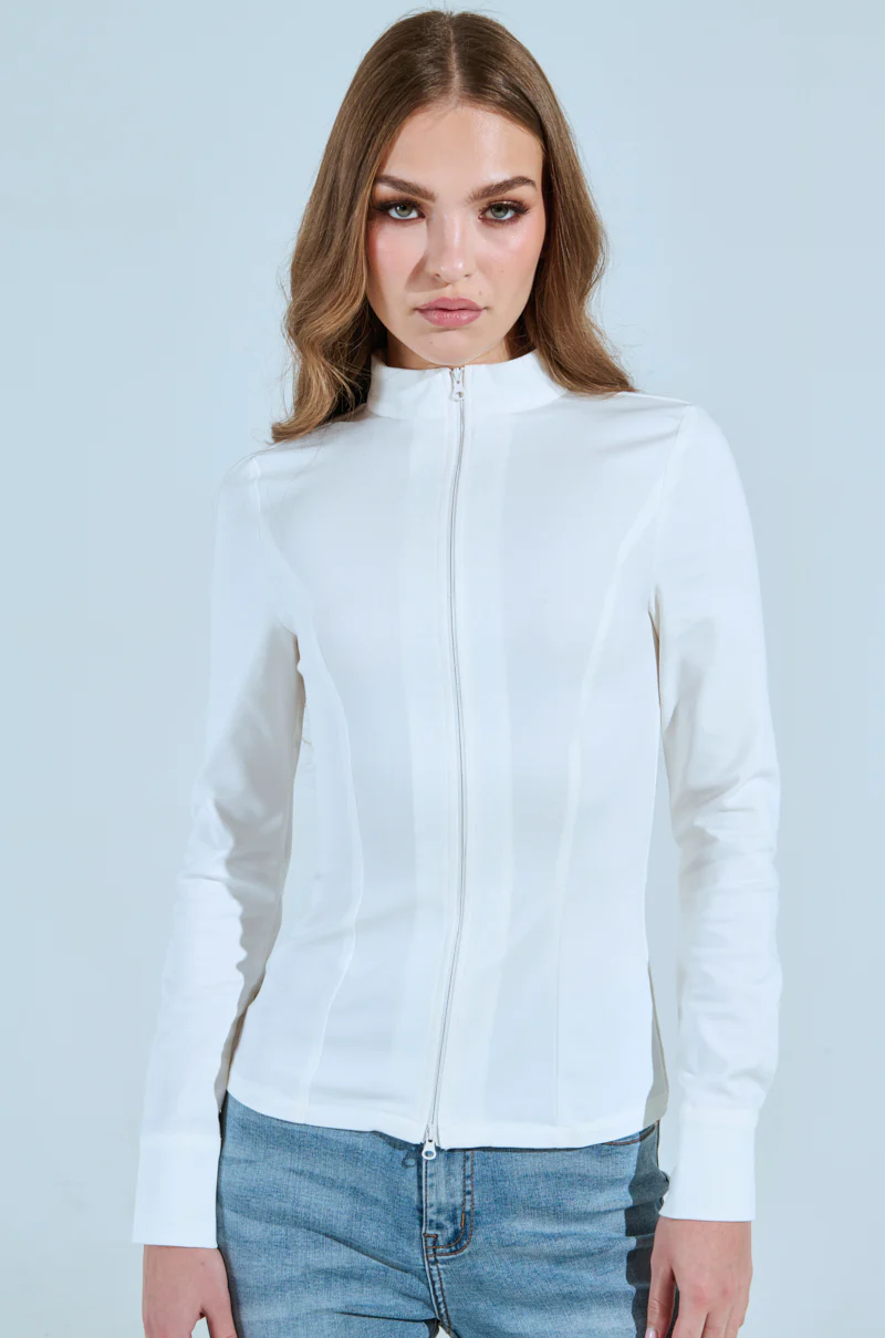ZIP COLLAR SHIRT - Image 2