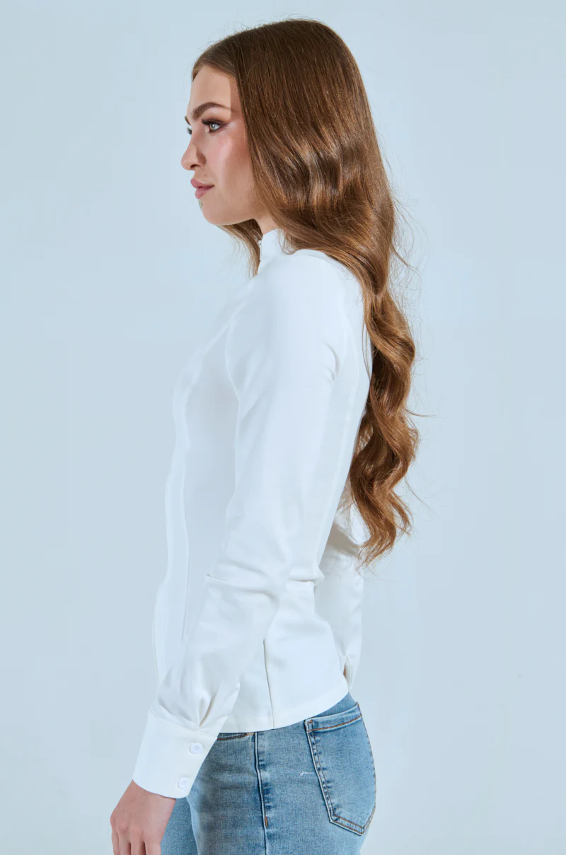 ZIP COLLAR SHIRT - Image 4