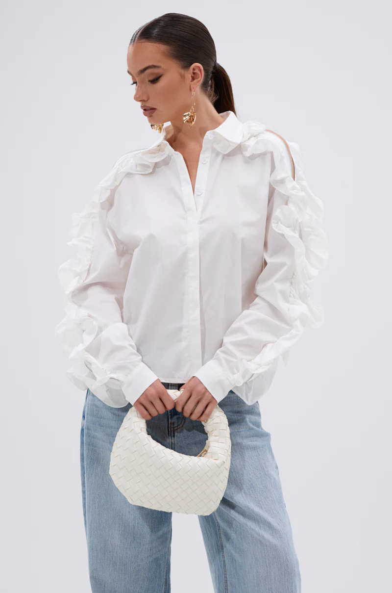 ZIP ME OUT OF THIS BLOUSE