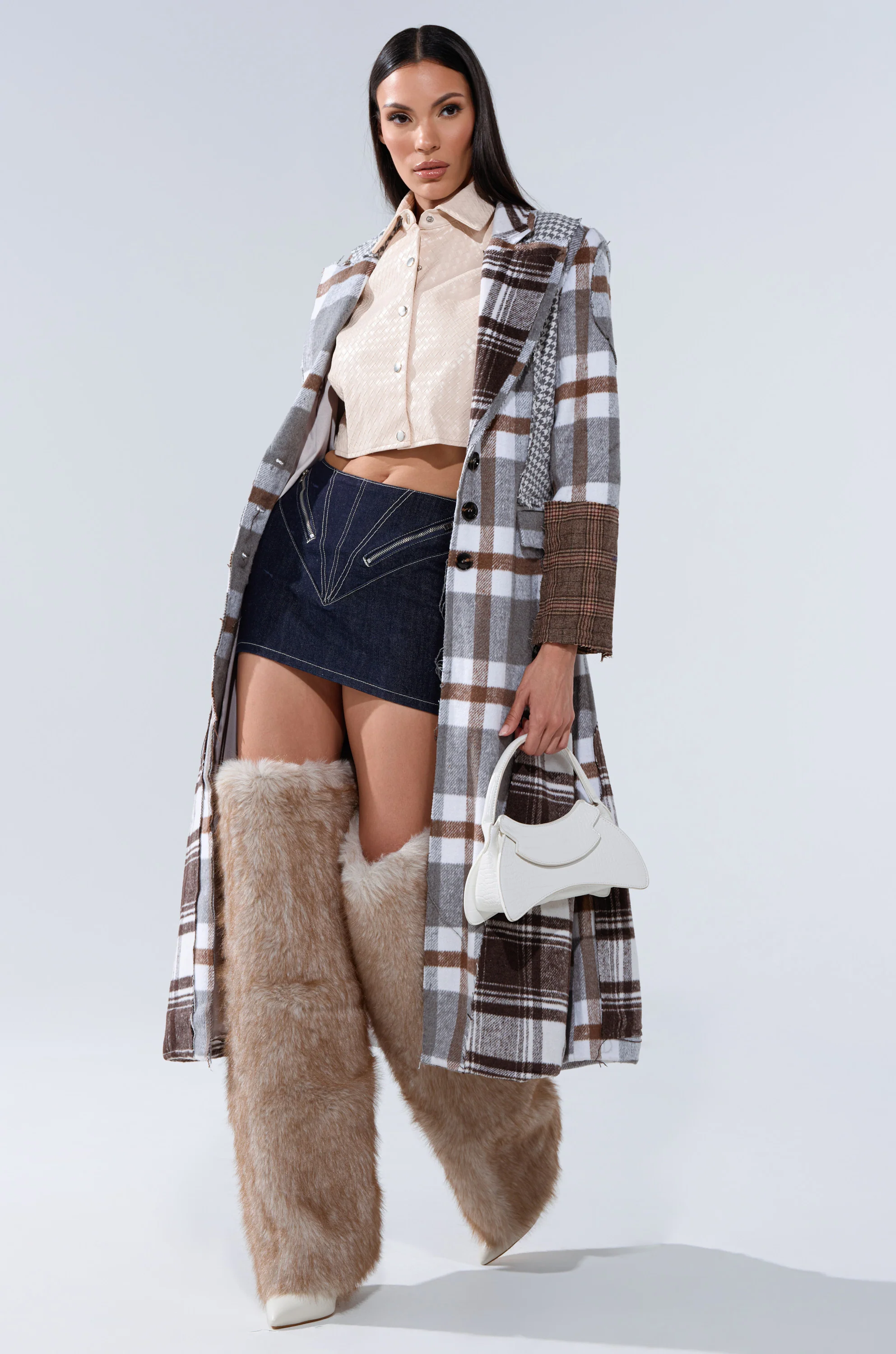 ZIP ME UP DENIM MINI SKIRT - Image 9
