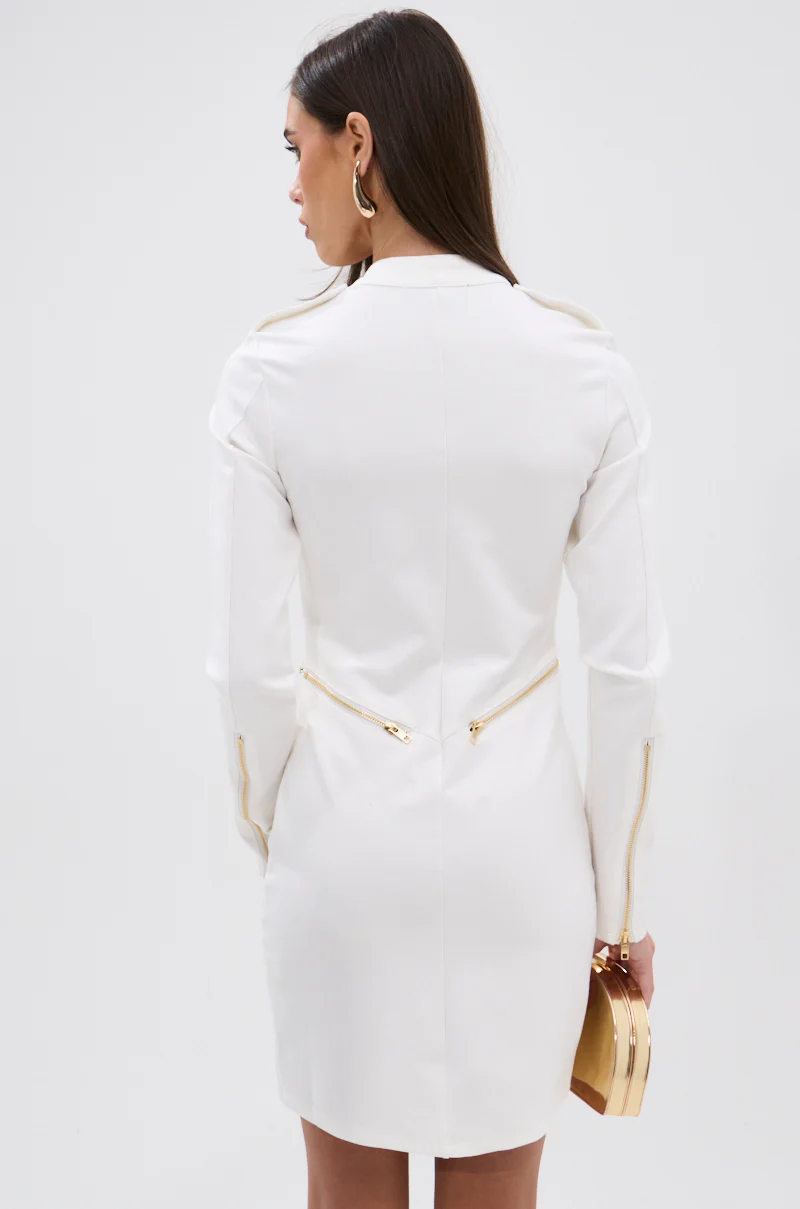 ZIP ME UP KNIT MINI DRESS - Image 8