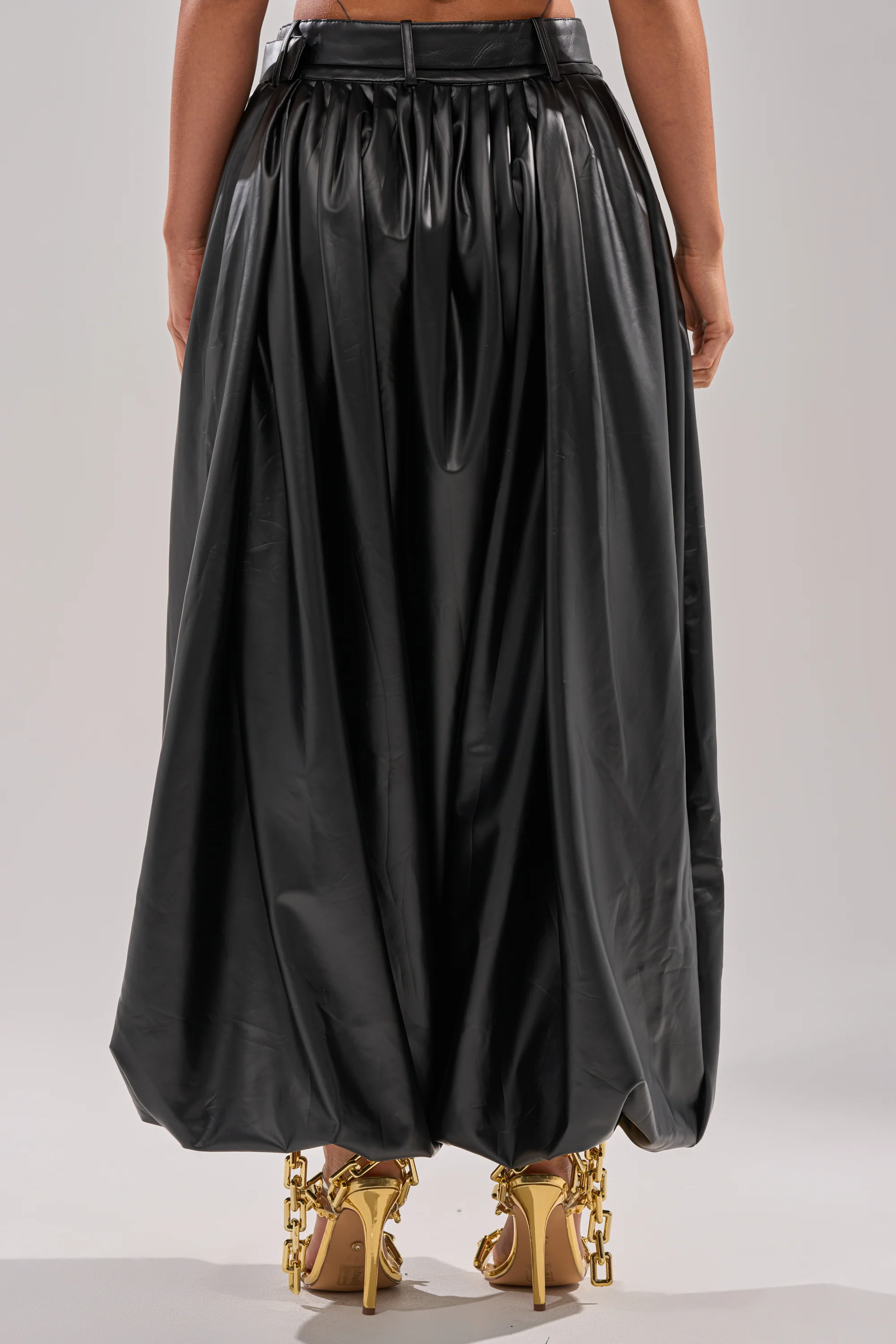 ZONA BALLOON LEATHER TROUSER - Image 5